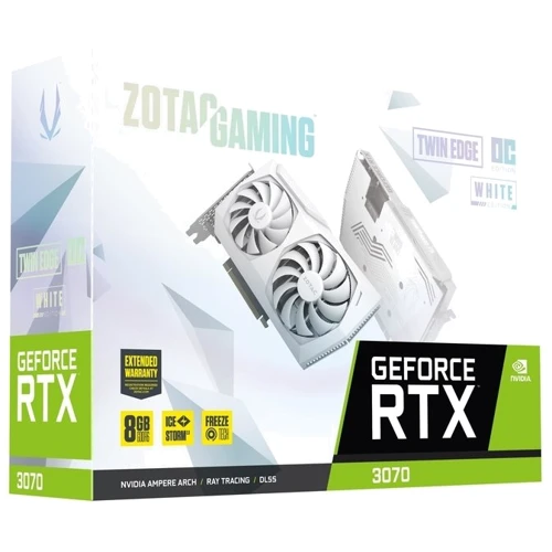 Відеокарта Zotac GAMING GeForce RTX 3070 Twin Edge OC White Edition (ZT-A30700J-10P): інтерфейс PCI Express 4.0 x16