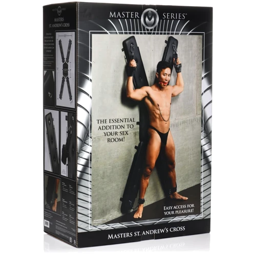 Андреевский крест Master Series St. Andrew's Cross, крепится на стену