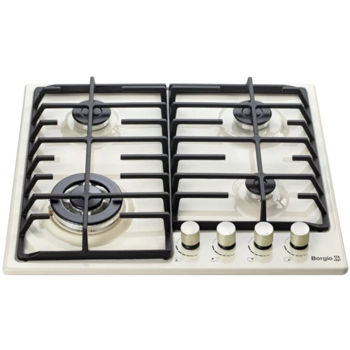 Варочная поверхность Borgio 6942-17 FFD ivory Enamelled: Рабочая поверхность эмаль