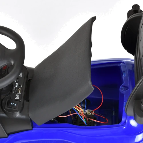 Детский электромобиль-толокарь 2в1 Bambi Mercedes синий (M 4855LR-4)