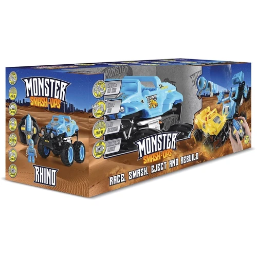 Автомобиль Monster Smash-Ups Crash Car Носорог, синий (TY5873C-1)