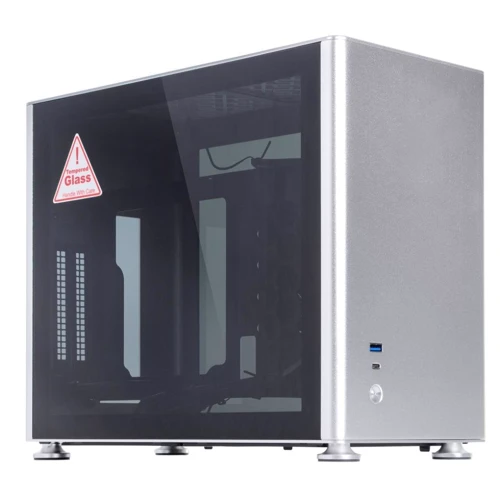 Корпус QUBE A4 Silver (QBA4I_WSNU3): Форм-фактор материнської плати Mini-ITX