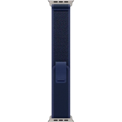 Apple 49mm Blue Trail Loop S-M - Natural Titanium Finish (MXTT3ZM/A)