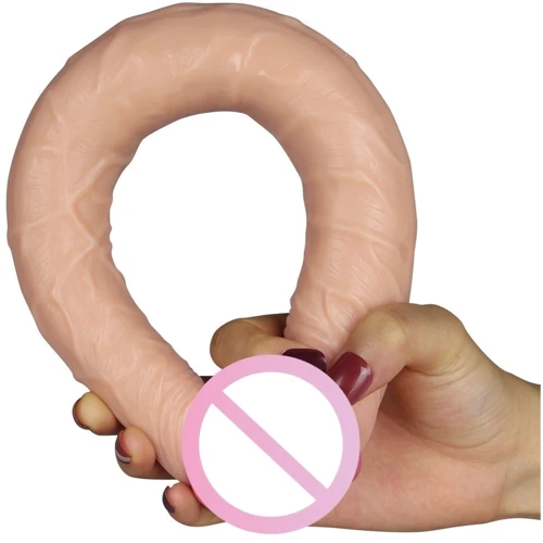 Двухсторонний фаллоимитатор LoveToy King-Sized Realistic Ladykiller Tapered Double 14"
