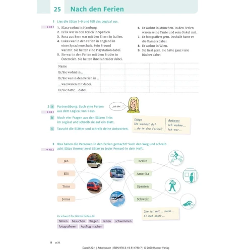 Dabei! A2.1: Arbeitsbuch: Количество страниц 80