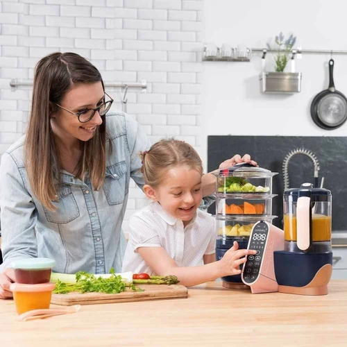 Блендер-пароварка Babymoov Nutribaby + XL: Кількість швидкостей 3