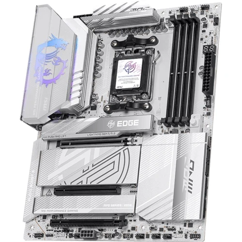 MSI MPG X870E EDGE TI WIFI UA: Разъемы на задней панели Ethernet RJ-45, HDMI, Thunderbolt, USB Type-C, USB 3.2 Gen 2, USB 2.0