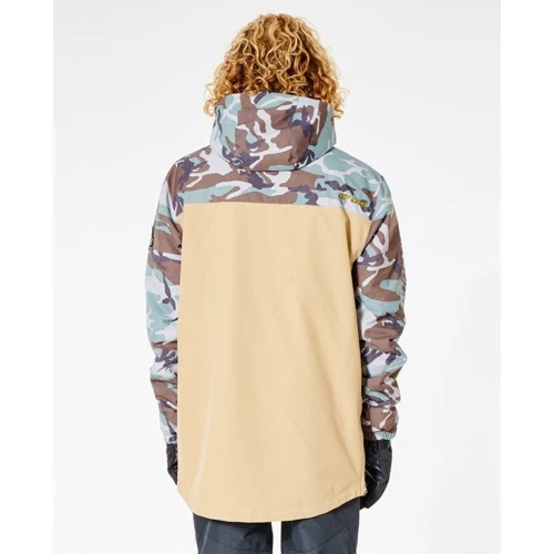 Гірськолижна куртка Rip Curl Primate Anorak Jacket SCJCT4-9660 50 зимова хакі з капюшоном: Склад Еластан, бавовна, поліестер, Віскоза