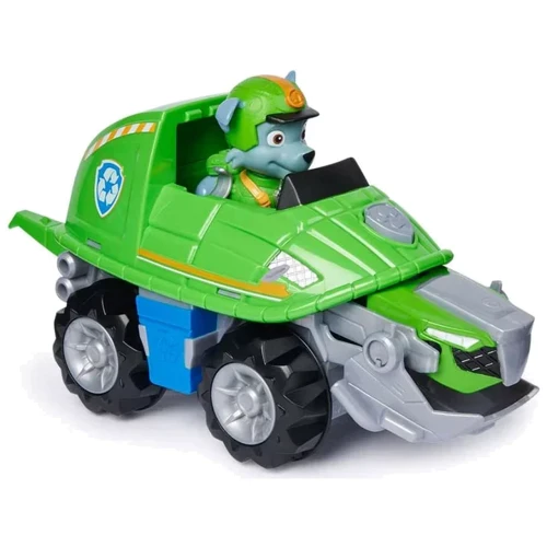 Большой спасательный автомобиль-трансформер Paw Patrol Джунгли Щенячий патруль с водителем Рокки (SM17776/0648) фото 3