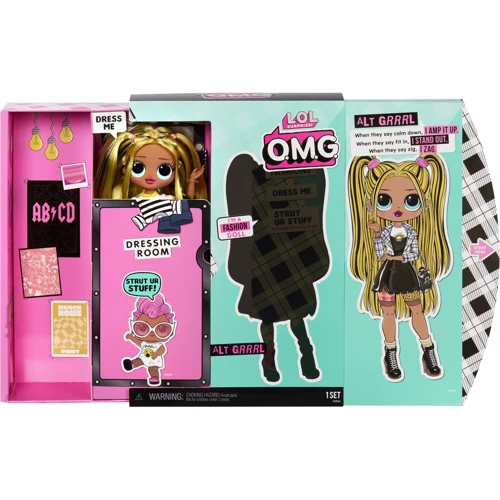 Игровой набор с куклой L.O.L. SURPRISE! серии "O.M.G" S2 - ЛЕДИ-ГРАНЖ (с аксессуарами) фото 5