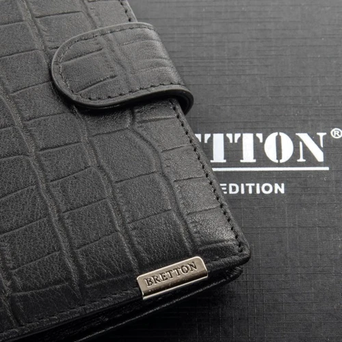 Мужской кошелек Bretton черный (M4753 black): Пол Мужской