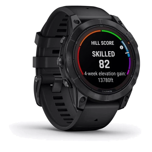 Смарт-часы Garmin Fenix 7 Pro Solar Slate Grey with Black Band (010-02777-01): Время работы до 22 дней