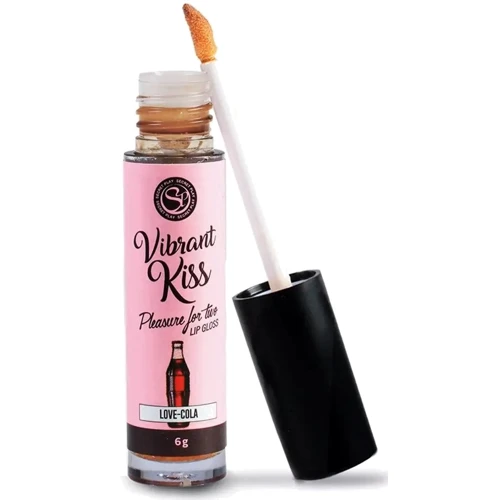Блеск для губ с эффектом вибрации Secret Play - LIP GLOSS Vibrant Kiss Cola, 6 грамм: Тип Блеск для губ
