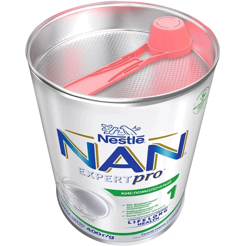 Суміш Nestle NAN ExpertPro кисломолочна для дітей від народження 400 г (1000007): Властивості Кисломолочні