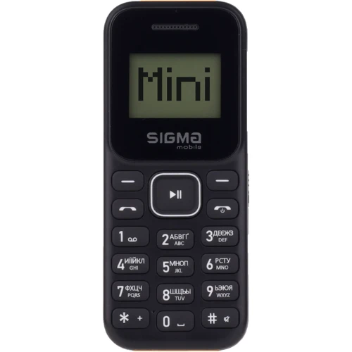 Мобильный телефон Sigma mobile X-style 14 MINI Black/Orange (UA UCRF)