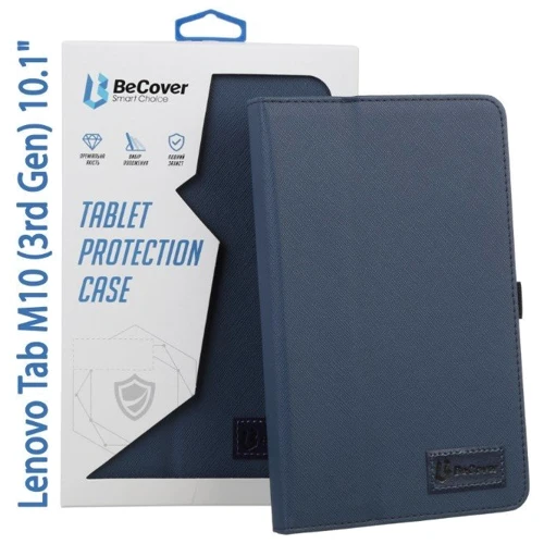 Аксесуар для планшетних ПК BeCover Slimbook Deep Blue для Lenovo Tab M10 TB-328F (3rd Gen) 10.1" (708340)