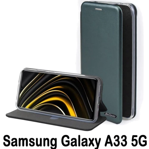 Чехол для телефонов BeCover Book Exclusive Dark Green for Samsung A336 Galaxy A33 5G (707934): Пленка в комплекте нет