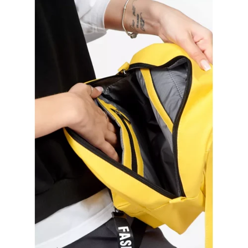Женский рюкзак Sambag Talari MSTa желтый (12318028e): Тип ручки Плечевой ремень, Короткая ручка