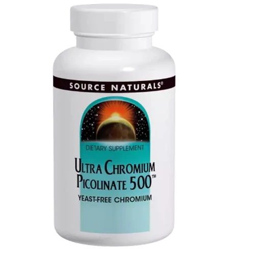 Source Naturals Ultra Chromium Picolinate Хром Піколінат 500 мкг 60 таблеток