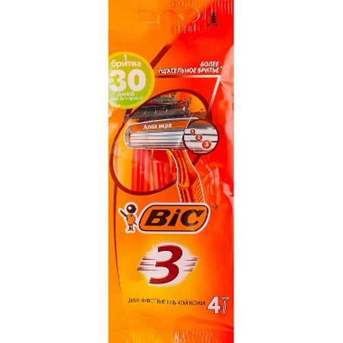 BIC Sensitive 3 Станки для бритья 4 шт.