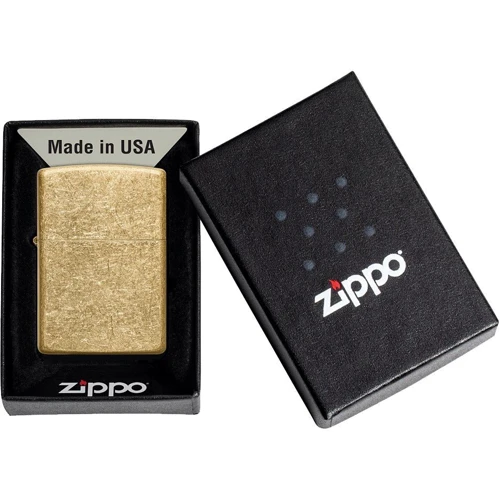 Зажигалка ZIPPO Regular Tumbled Brass (49477) фото 3