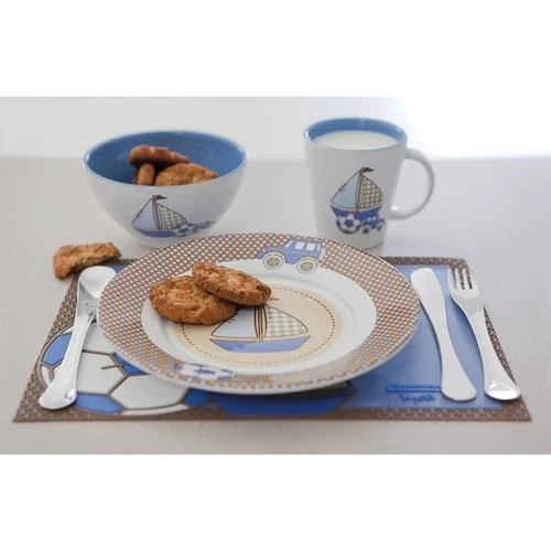 Набір дитячого посуду Tramontina Baby Le Petit Blue (4 предмета в коробці)