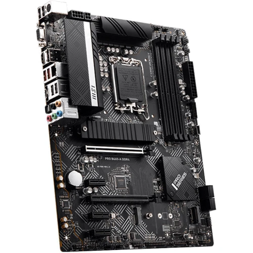 MSI PRO B660-A DDR4: Разъемы на задней панели USB 3.1 Gen 2, HDMI, Ethernet RJ-45, DisplayPort