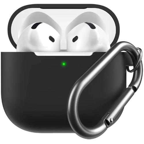 Чехол KeyBudz Elevate Series Keychain Black (AP4_S8_BLK) for Apple AirPods 4 фото 4