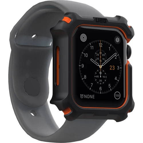 Чехол для Apple Watch Urban Armor Gear UAG Rugged Case Black/Orange (19148G114097) for Apple Watch 44mm