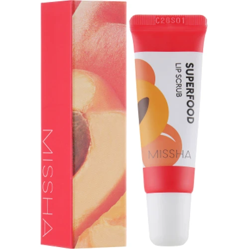 Missha Superfood Apricot Seed Lip Scrub Абрикосовий скраб д / губ 5.2 g
