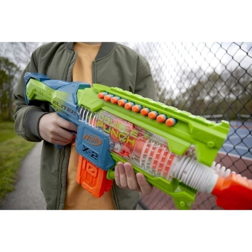 Бластер Hasbro Nerf Еліт Подвійний удар (F6363): Матеріал пластик