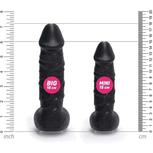 Крафтове мило-член із присоскою Pure Bliss BIG Black, натуральне