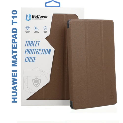 Аксесуар для планшетних ПК BeCover Smart Case Brown для Huawei MatePad T10 (705389) фото 6