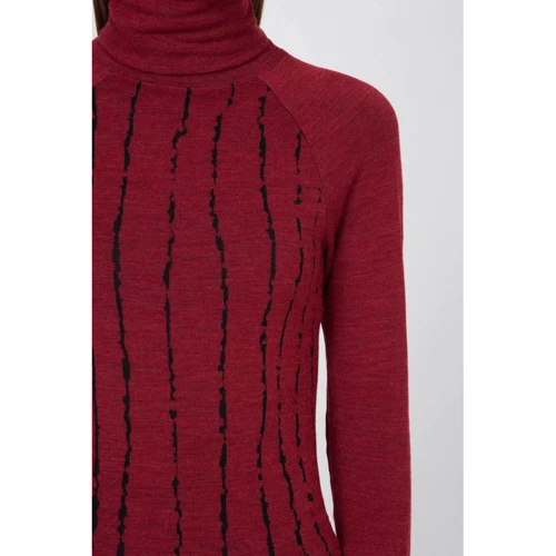 Термореглан Falke ESS Wool-Tech (33214-8830) 42 (S) бордовый фото 3