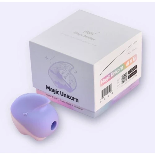 Вакуумный клиторальный стимулятор Magic Motion Unicorn Purple