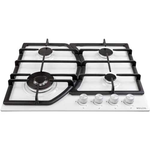 Варильна поверхня газова Weilor GM W 644 WH: Кількість конфорок 4