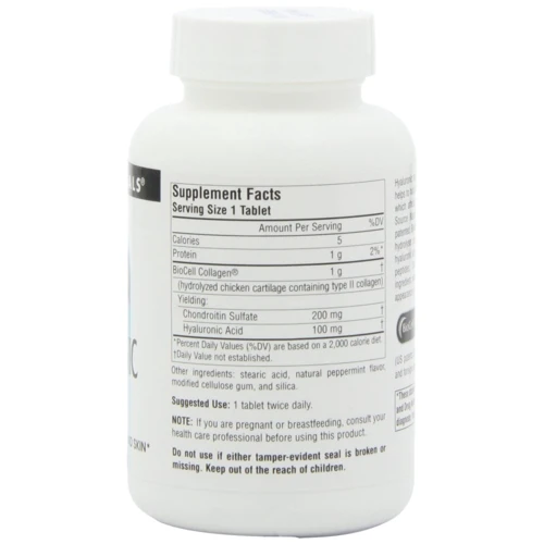 Source Naturals Hyaluronic Acid, 100 mg, 60 Caps: Тип Коллаген