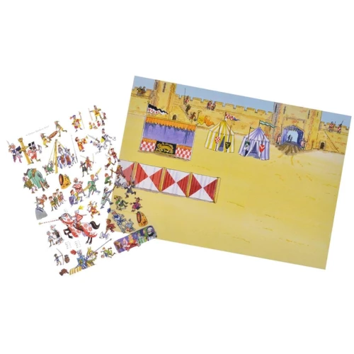 Переказні наклейки Scribble Down Лицарі, А5