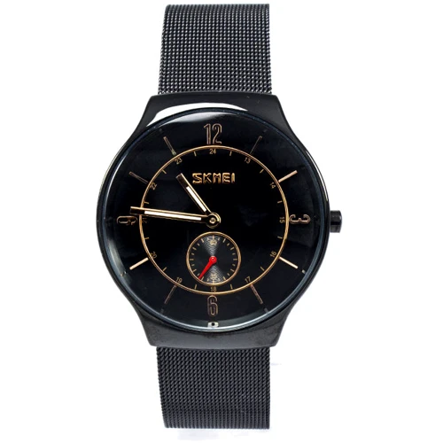 Наручний годинник Skmei 9163 Black: Механізм кварцовий