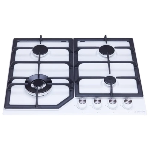 Варочная поверхность газовая Perfelli HGM 61624 WH: Расположение панели Спереди справа