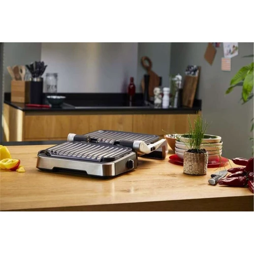 Электрогриль Tefal GC772D30 OptiGrll 2в1 Inox: Тип Электрогриль прижимной