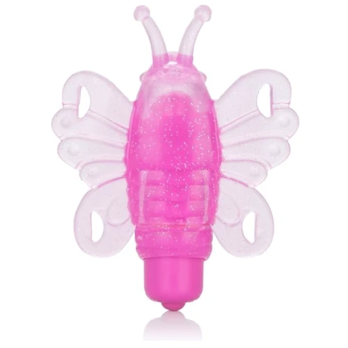 Вибратор клиторальный Micro Wireless Venus Butterfly, 8x2.5 см, розовый