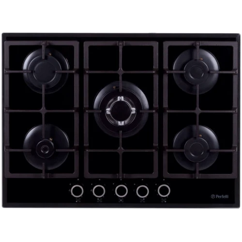 Варочная поверхность газовая Perfelli HGG 71623 BL