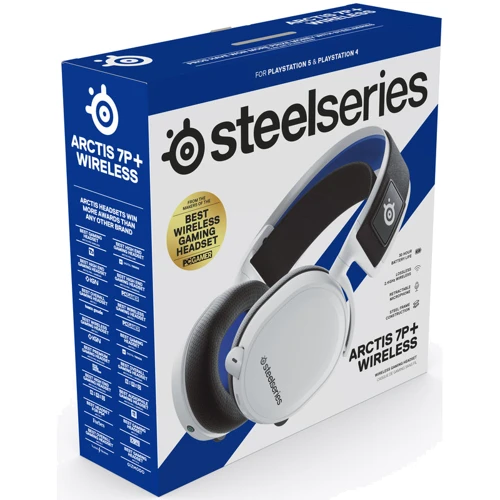 Наушники SteelSeries Arctis 7P+ White for PS5 (61471): Чувствительность (дБ) 98