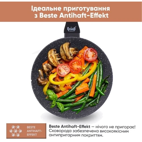 Сковорода Krauff Fry Power 26 см (27593): Матеріал корпусу Алюминий