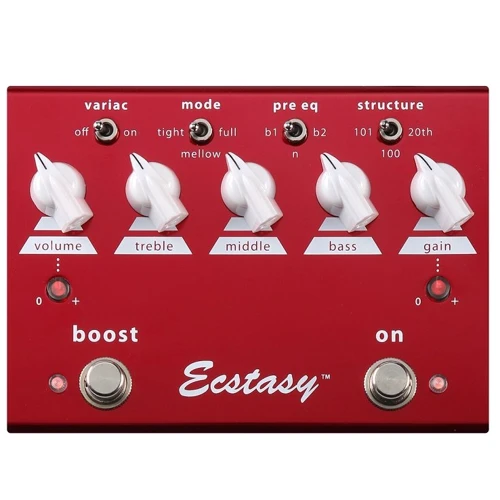Педаль гитарных эффектов Педаль эффектов BOGNER Ecstasy Red