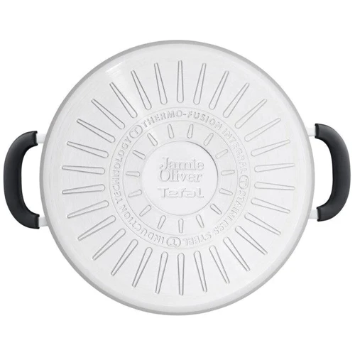 Каструля Tefal Jamie Oliver Home Cook із кришкою 24 см 8.4 л (E3186375): Форма Круглая