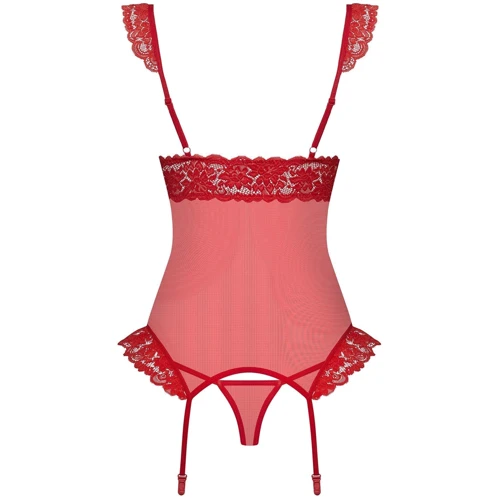 Комплект Obsessive 863-COR-3 corset, S/M