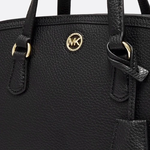 Женская сумка тоут Michael Kors CHANTAL SM MSGR черная (30F2G7CM1T001) фото 10