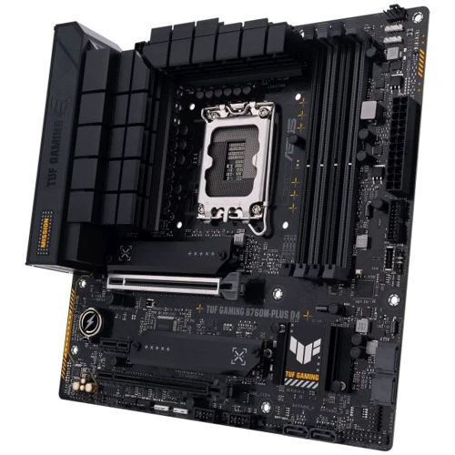 ASUS TUF GAMING B760M-PLUS D4: Разъемы на плате СОМ, SATA 3.0, M.2